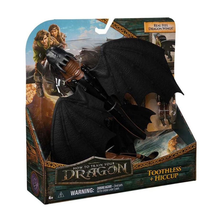 Набір фігурок Spin Master Dragons Як приборкати дракона Беззубика та вершник Гикавки, від 4 років (SM66663/6074007)